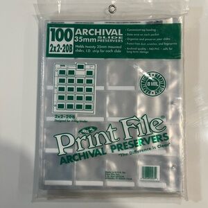 Archival Slide 35mm Preservers